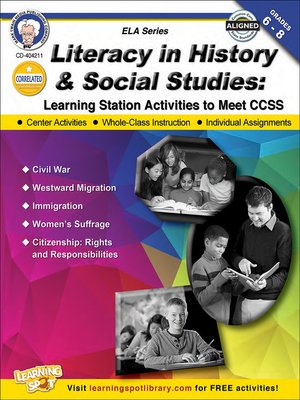 cover image of Literacy in History and Social Studies, Grades 6 - 8